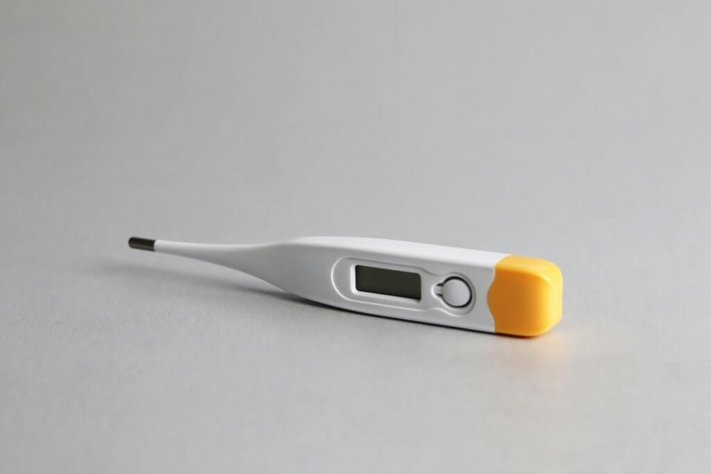 A thermometer.